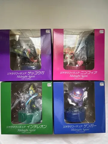 포켓몬 디오라마 피규어 겐가, 개굴닌자, 님피아, 인텔리온