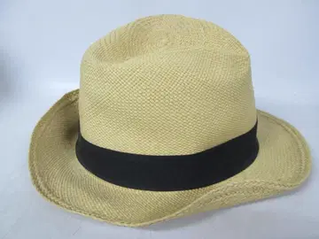 CALEE 스트로우 햇 중절모 밀짚모자 파나마햇 L