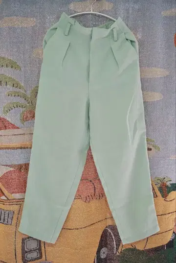 BEAMS LIGHTS 테이퍼드 팬츠 36 민트