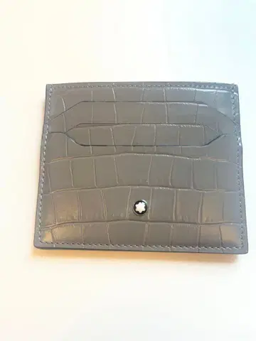 몽블랑 악어 엠보싱 카드 케이스 명함지갑