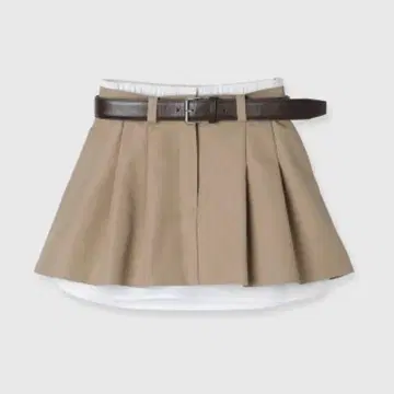 EIMY ISTOIRE 레이어드 플리츠 미니 스커트