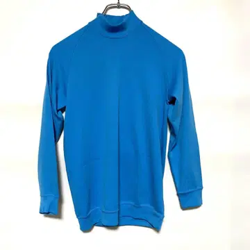 새상품 비리본 동양 방적 모크넥 롱T 셔츠 헤란카 라이트 블루