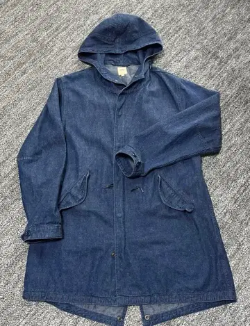 FOB FACTORY 후드 부착 데님 자켓 사이즈 3 모즈 코트