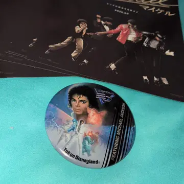 마이클 잭슨 캡틴 EO 캔뱃지 플라이어 5장