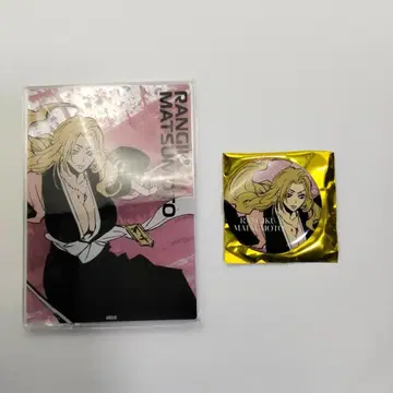 BLEACH WORLD A상 아크릴 보드 캔뱃지 마츠모토 란기쿠