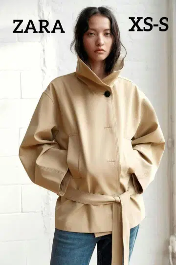 ZARA 숏 트렌치코트 XS-S