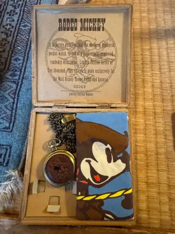 미키마우스 회중시계 로데오 미키