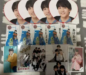 야마나카 카즈키 묶음 판매 부채 포토 세트