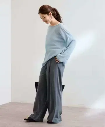 FRAMeWORK 워셔블 뉴앙스 와이드 풀오버 가격표 포함