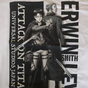 진격의 거인 x USJ 리바이 엘빈 T셔츠