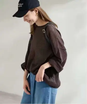 FRAMeWORK 워셔블 뉘앙스 와이드 풀오버 가격표 포함