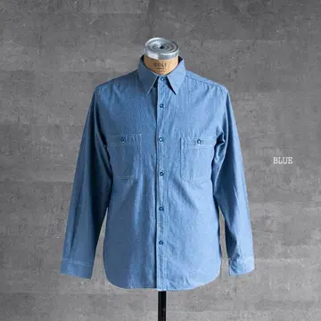 US 타입 샴브레이 셔츠 '50's MODEL' 2색