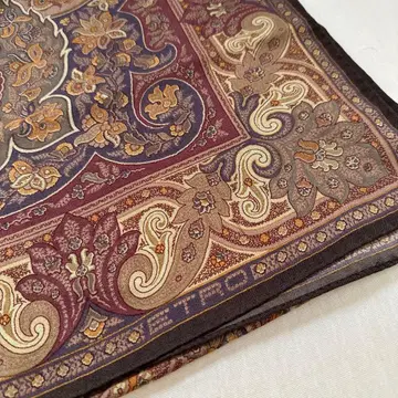 ETRO 페이즐리 무늬 대형 스카프 정사각형