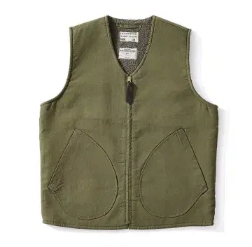 N-1 데크 베스트 카키 40 밀리터리 베스트 아메카지 바이크