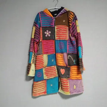네팔 패치워크 코트