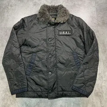 ALPHA INDUSTRIES 퍼 N-1 덱 자켓 퀼팅