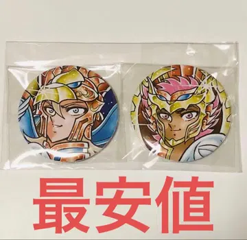 세인트 세이야 해황 재기 카이바의 바이안 & 스큐라의 이오 캔뱃지 2개