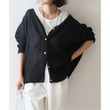 FRAMeWORK 카노코 2WAY Back 열림 가디건 프레임워크