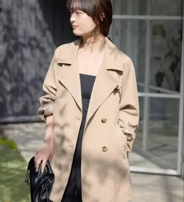 SLOBE IENA 발수 미들 트렌치코트