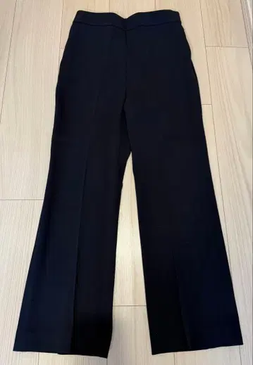 ANAYI 네이비 트리아세테이트 팬츠