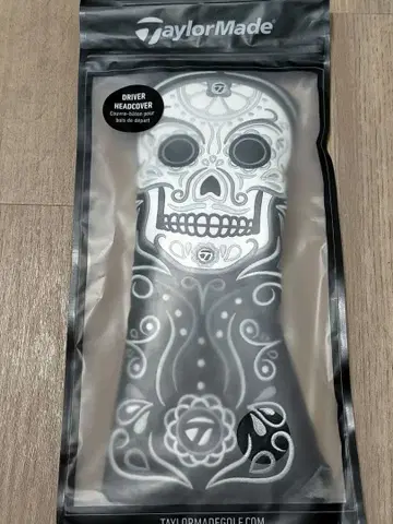 한정판 완판템 TaylorMade 드라이버용 골프헤드커버 스컬 디자인