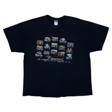90-00s FAMONS MOTORCYCLES 티 빈티지 구제 의류