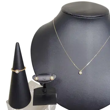 주피터 K10 진주 목걸이 반지 귀걸이 3종 세트 모음