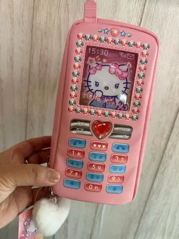 헬로키티 폴더폰형 펜 케이스