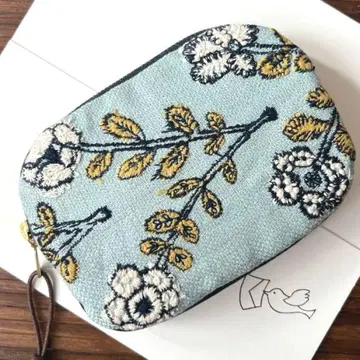 미나 페르호넨 코롱또 얇은 타입 파우치 twins light blue