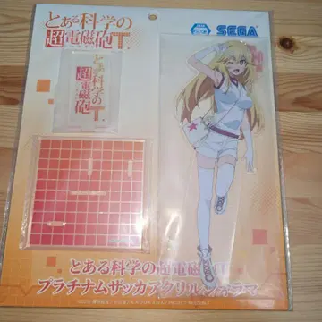 어떤 과학의 초전자포T 플래티넘 잡화 아크릴 디오라마 쇼쿠호 미사키