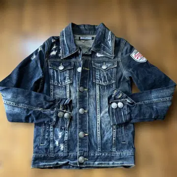 BUZZ SPUNKY 데미지 데님 자켓