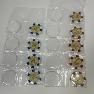 [ 9개 세트 ] 죠죠의 기묘한 모험 제일복권 영혼의 포커칩 코인