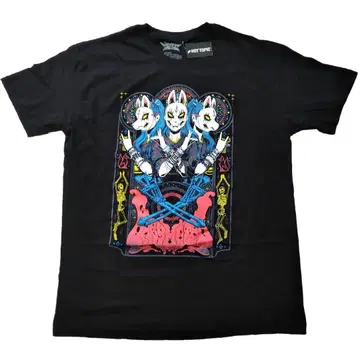 babymetal 티셔츠 XL 사이즈 블랙 락T 밴드T 베비메탈 *