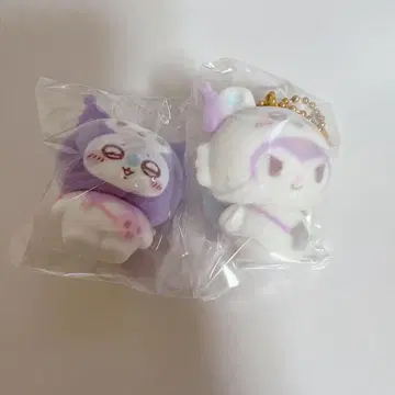 산리오 치이카와 (먼작귀) 콜라보 플로키 마스코트 모몽가 쿠로미