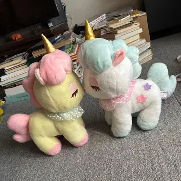 유니콘의 코니 봉제 인형 2체 세트 [ 새상품급 ]