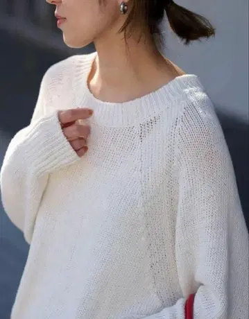 새상품 FRAMeWORK 린넨 코튼 래글런 니트