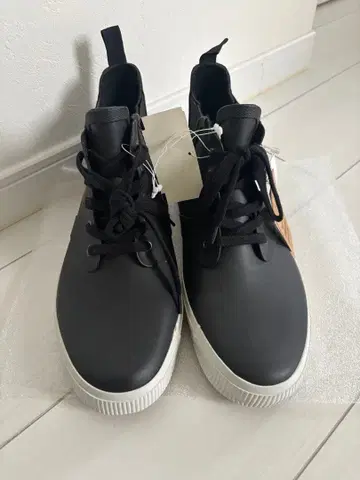 BCR 레인부츠 숏 27.0cm 블랙 레이스업 스니커즈