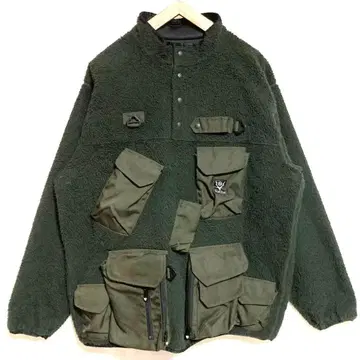 오버 사이즈 실루엣! south2west8 텐카라 플리스 풀오버