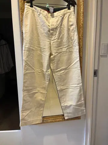 TOMMY HILFIGER 아이보리 슬랙스 34/32