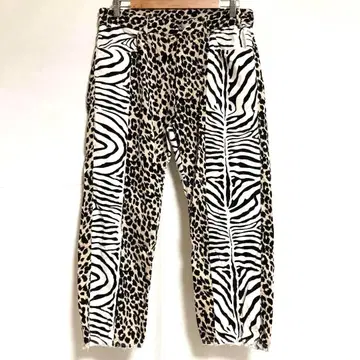 사이즈 34! AiE 레오파드 제브라 팬츠 이지 팬츠