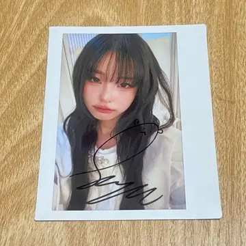 CLASS:y 클래시 소뉴 친필 사인 폴라로이드