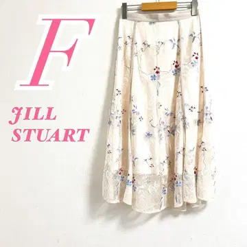 JILL STUART 질스튜어트 플레어 스커트 F 화이트 레이스