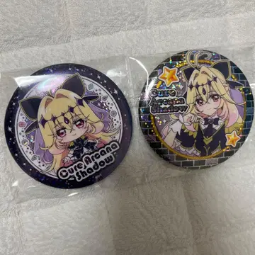 새상품 명탐정 프리큐어 BIG 홀로그램 캔뱃지 큐어 아르카나 쉐도우