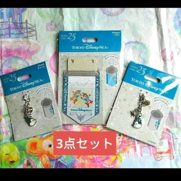 칩과 데일 참 & 리본 도쿄디즈니씨 25주년 스파클링 반지