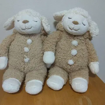 양 봉제 인형 2개