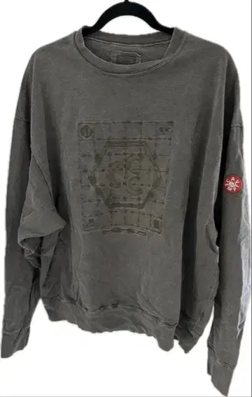 c.e OVERDYE GRID CE LIGHT CREW NECK