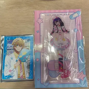 최애의 아이 아이&아쿠아 아크릴 스탠드와 카드 세트