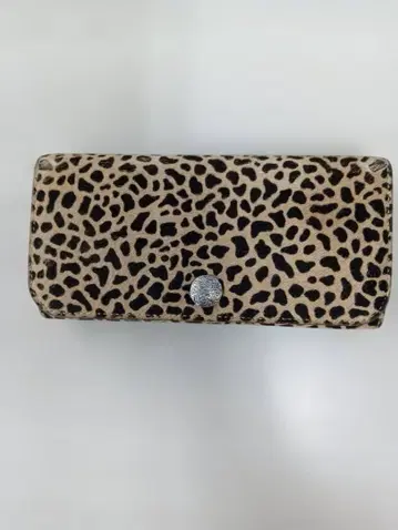 FUNNY 헤어카프 Leopard 패턴 장지갑