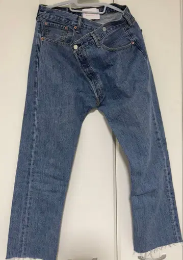 리바이스 501 데님 스트레이트 빈티지 구제 의류