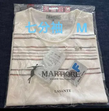 테이진테비론 7부 소매 MARTIORE 스트라이프 스웨터 M